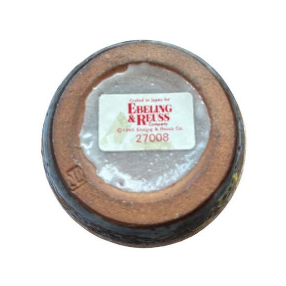 Vintage Ebeling & Reuss Pottery Vase 7.5" With Bird Design - Picture 5 of 5